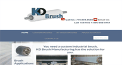 Desktop Screenshot of kdbrushmfg.com