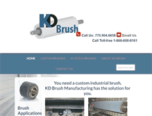 Tablet Screenshot of kdbrushmfg.com
